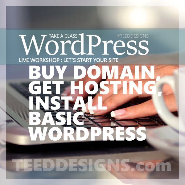 theteedscom's tweet photo. 10am,ET #WordPress 101 Workshop // Your Website, LIVE in 1-Hour. Each step, live, together. https://t.co/Wer5RYqCCK https://t.co/4pWhTBkPCi
