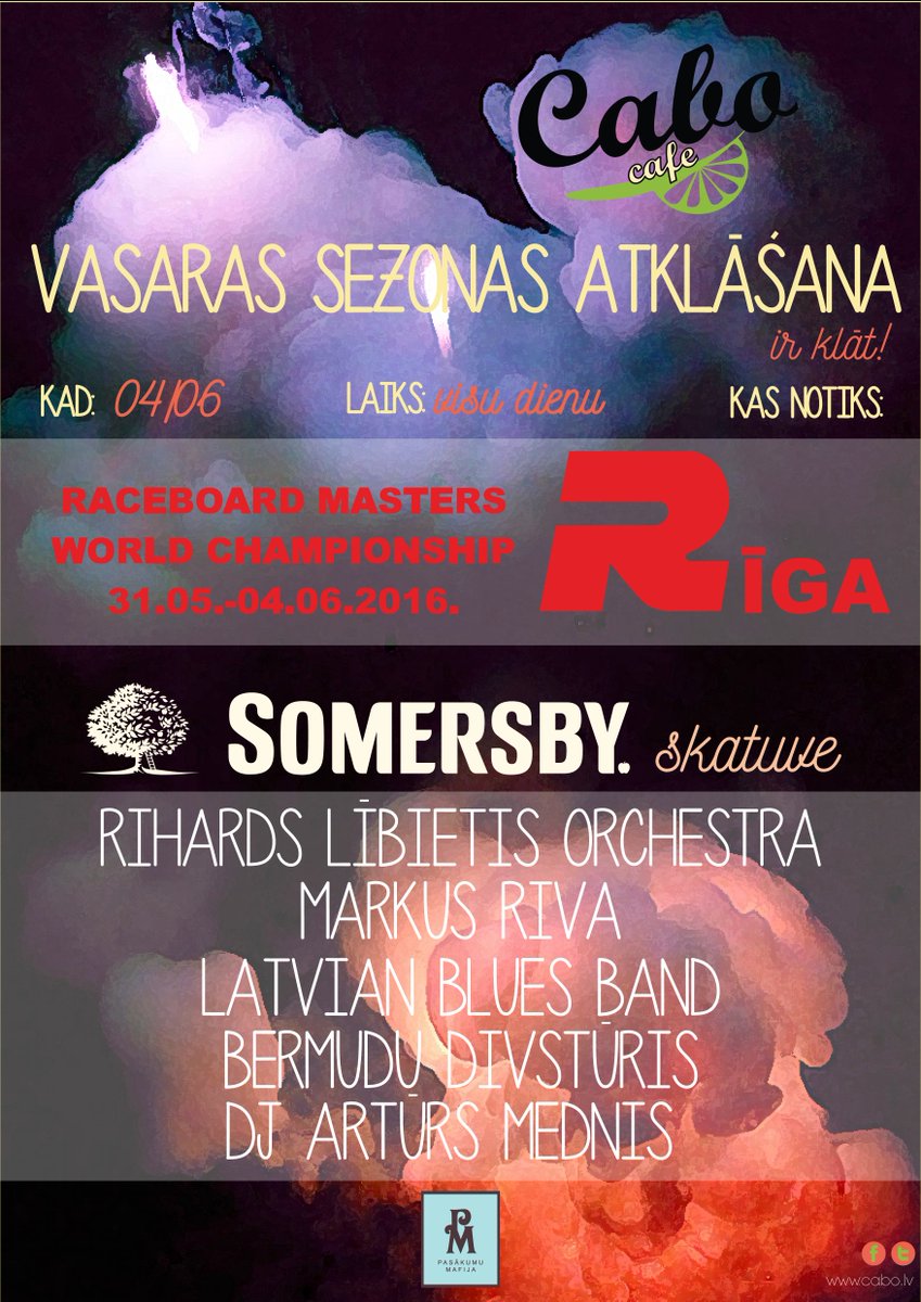 Sestdien tiekamies Cabo