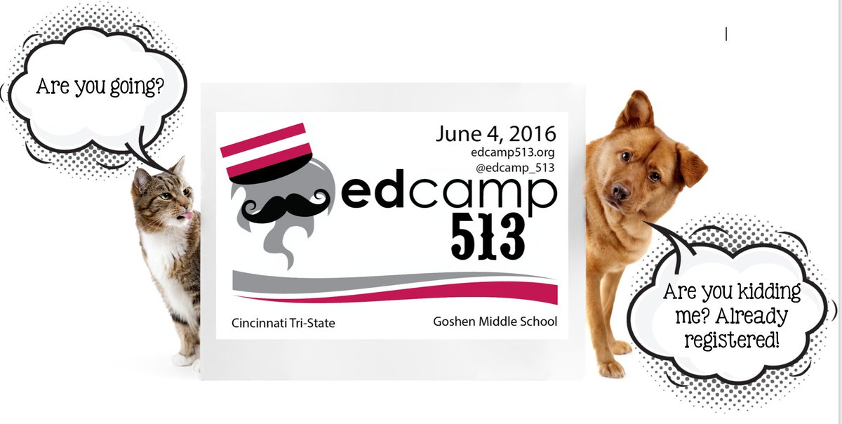 Edcamp_513's tweet photo. Countdown to @Edcamp_513!  What a great way to start the summer!  Please join us!  #edcamp513 #edcamp # ohedchat https://t.co/eJCfaZWWG5