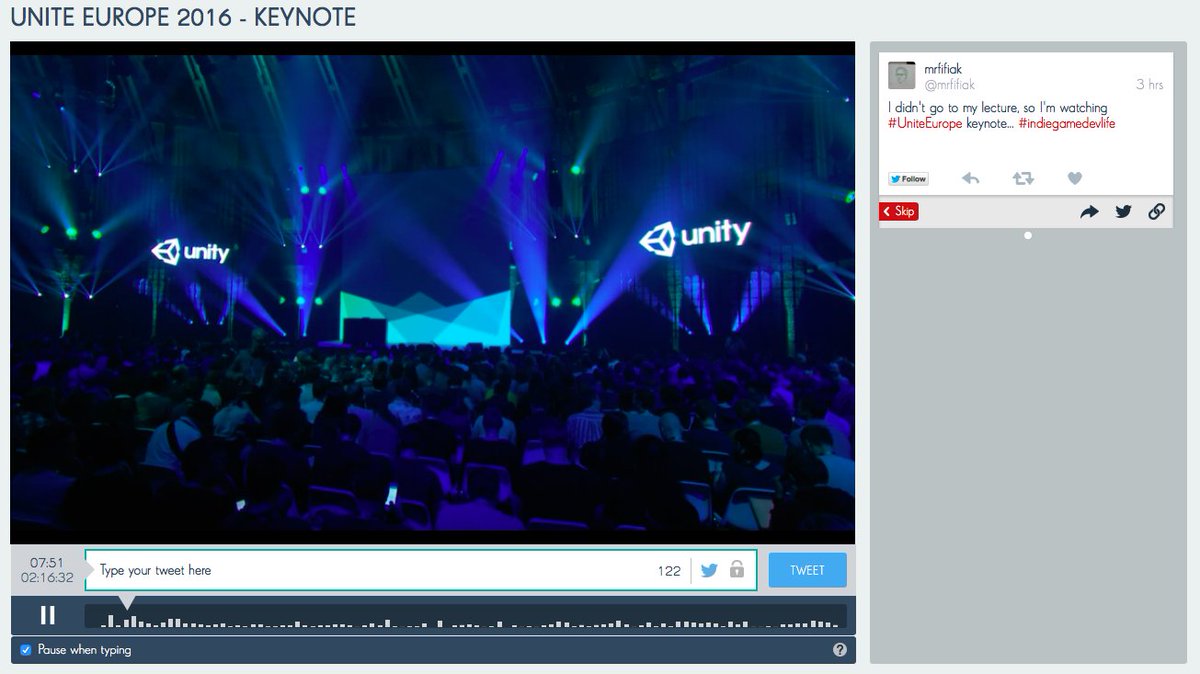 Reframedtv's tweet photo. See how Twitter reacted to #UniteEurope 2016 keynote https://t.co/gteasqQrkE https://t.co/wuB5WdTkUi