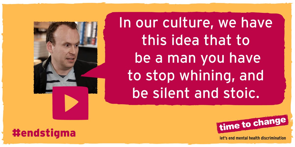 Let's make it okay for men to talk about mental health. Watch <a href="/matthaig1/">Matt Haig</a>'s video: bit.ly/1KVLP78