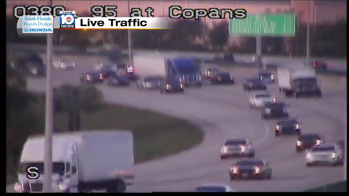 Crash on I-95 NB at Copans Rd https://t.co/OOJiQ9Cydy
