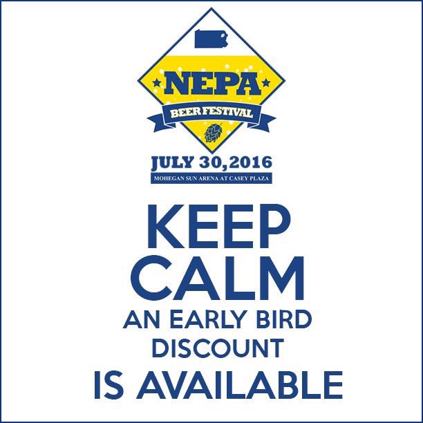 #KeepCalm we have an Early Bird special available! #nepabeerfest bit.ly/NEPABeer