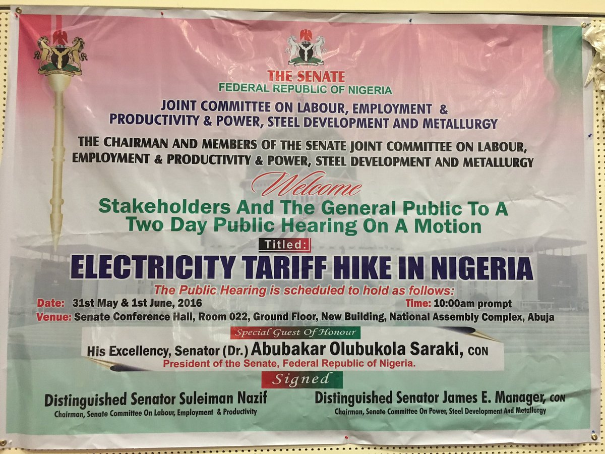 Senate revisits electricity tariff