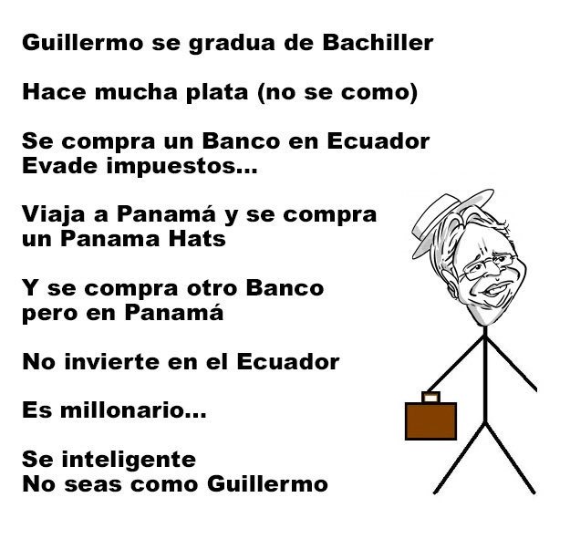 ALEXANDRAESTELA's tweet photo. @byanjama @Giannino01 @JoannaJativa @piaang #QueNoVas @LassoGuillermo @MashiRafael @JorgeGlas @tcanarte @TuiterosRC https://t.co/GumKcYI9DK