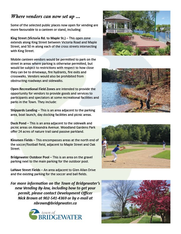 Looking for info on vending in public places in <a href="/TownBridgewater/">Town of Bridgewater</a> ? Look no further!