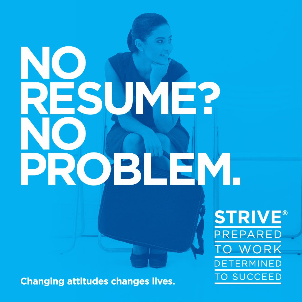 STRIVEINTL's tweet photo. We help thousands of your neighbors get (and keep) good jobs. Donate a LIKE or FOLLOW today. #STRIVEINTL https://t.co/vnmauKZKtH