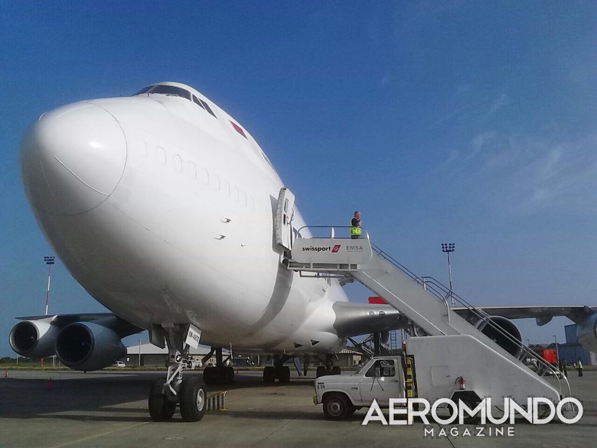 HotelCharlieAv's tweet photo. B747 de #Bielorusia aterriza en #Manta con #AyudaEC @n_larenas @SandroRotaEAP @AviacionEcuador @SpottersMurcia https://t.co/rJ3BUFv97I