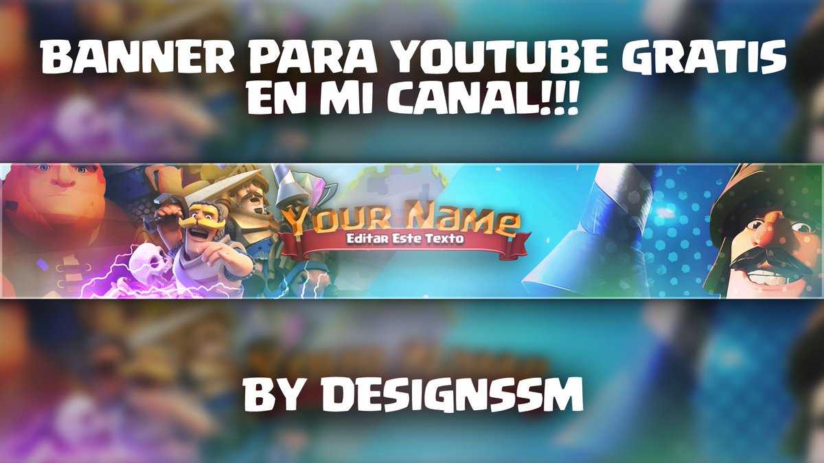 DesignsSM's tweet image. Os gustaría este banner de gratis para youtube?
Si dais apoyo lo subo hoy VAMOS RT!!! @ZonaGamingPW @AyudaYoutubersE