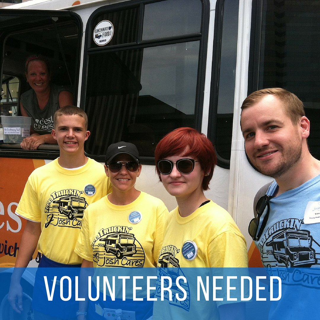 Josh_Cares's tweet photo. #Cincinnati We are looking for #volunteers for our #FoodTruckin event on 6/8. Sign up - https://t.co/UwD4TuZvGQ https://t.co/Axg0KxCgsK