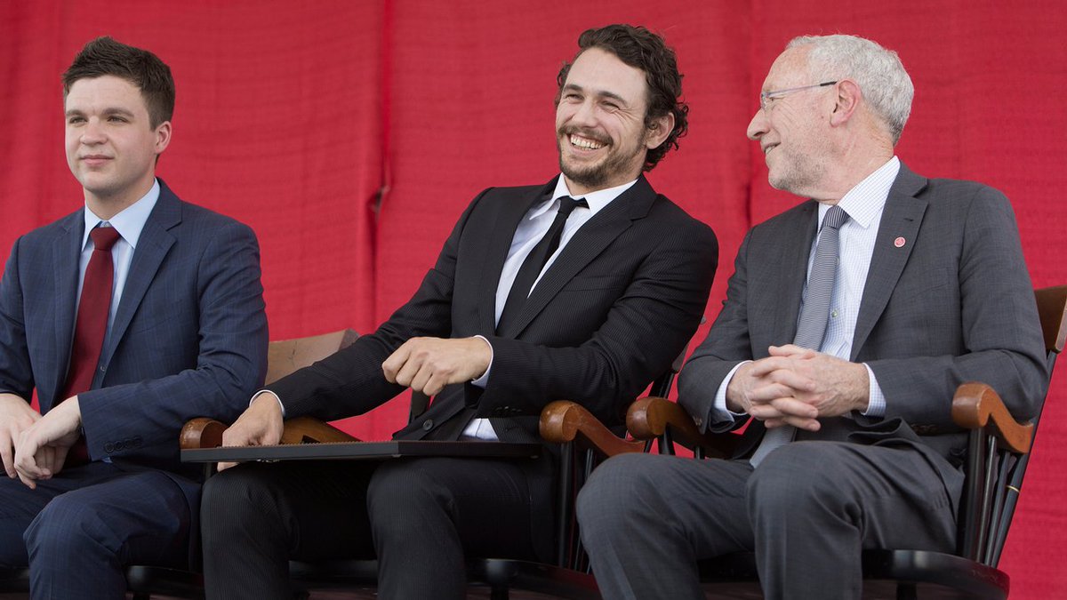 CornellAlumni's tweet photo. #Cornell16 Senior Convocation featuring JamesFrancoTV - CornellCast https://t.co/EkZc9W2191 https://t.co/BiSiEs5Ttw
