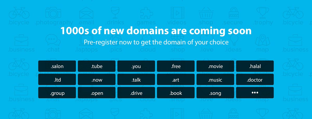 HostShark's tweet image. pre-register now to get the domain of your choice bit.ly/1UefglD #newtlds #NewDomains #WebHosting