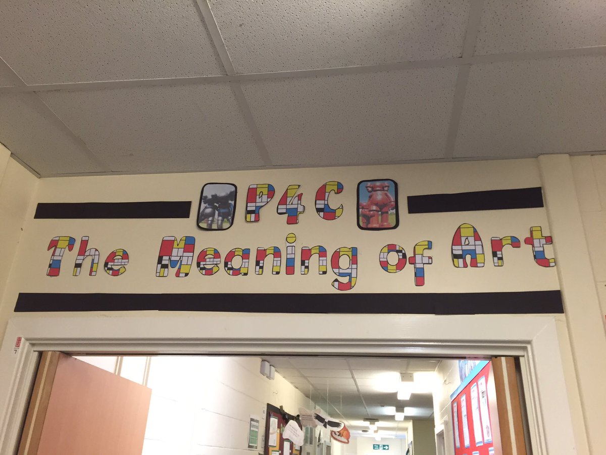 Come and look at our work from P4C day on our corridor display.