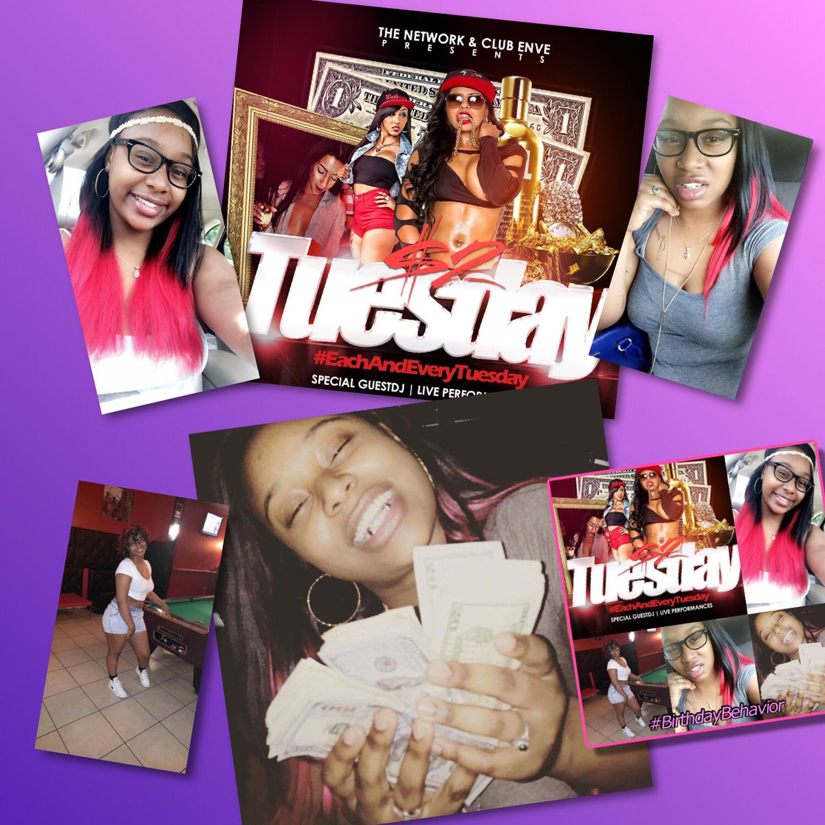 IamWillieHooker's tweet photo. #ClubEnveOnTuesday
Music By: Dj Boosie
Celebrating Chyna Gliz Birthday! 🎉🎈
#Turnt2DaMax #EachAndEveryTuesday https://t.co/mNg7q1rtpk