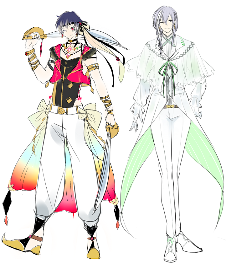 きすい A Twitter アイナナrpg というわけで 衣装デザイン12人揃いました