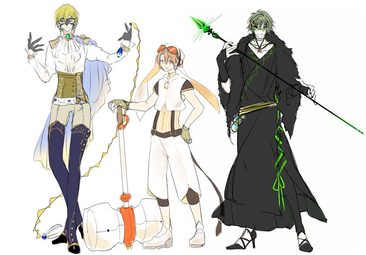 きすい A Twitter アイナナrpg というわけで 衣装デザイン12人揃いました