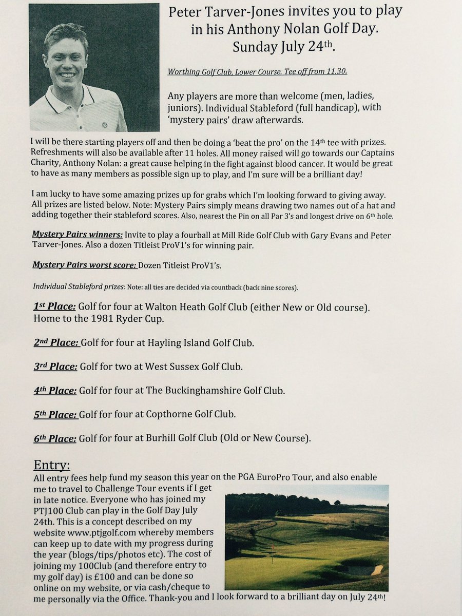 ptarverjones's tweet photo. Check it out guys... PTJ Golf day Sunday July 24th, get involved! sign ups online: https://t.co/rnDsYoj6Zz #PTJGolf https://t.co/OLMoIBLGQ6