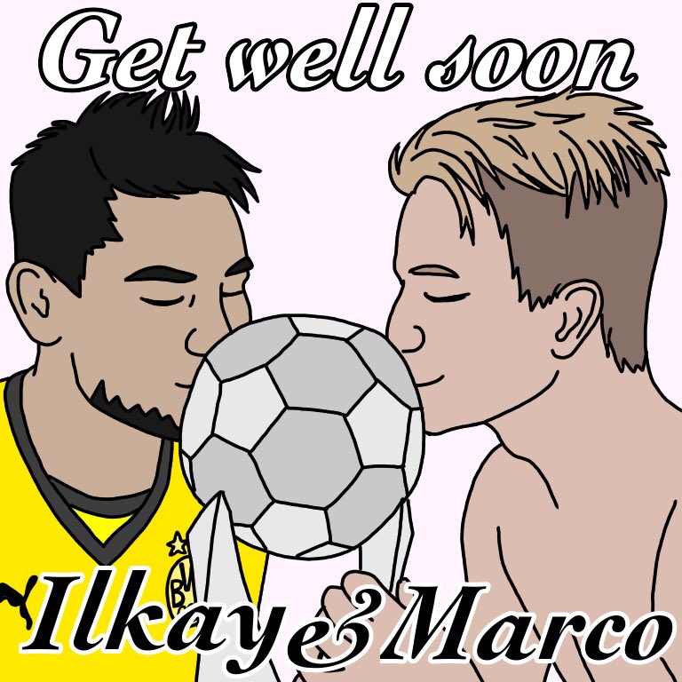 ShSachi0811's tweet photo. Get well soon @woodyinho & @Guendogan8 .
#getwellsoonilkay #getwellsoonmarco #bvb https://t.co/IeIgf0yp67
