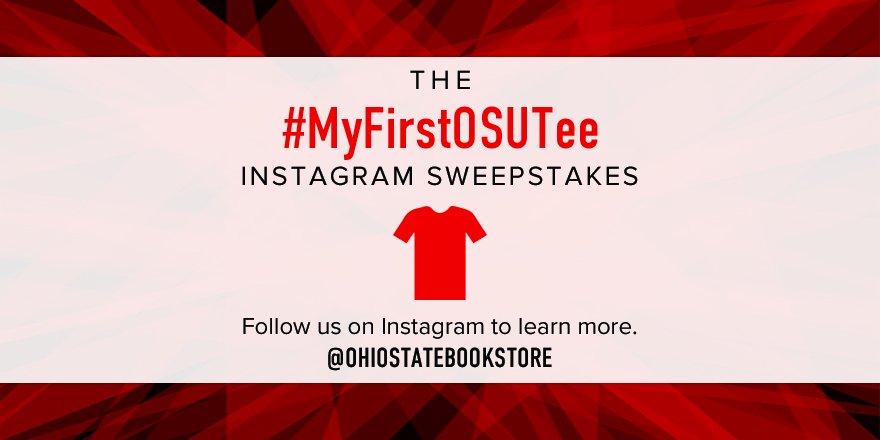 OhioStBookstore's tweet photo. Hey #New2OSU students-the #MyFirstOSUTee is back! Follow us on Instagram for more info! #GoBucks #OSUBookstore https://t.co/wFHaDwufmD