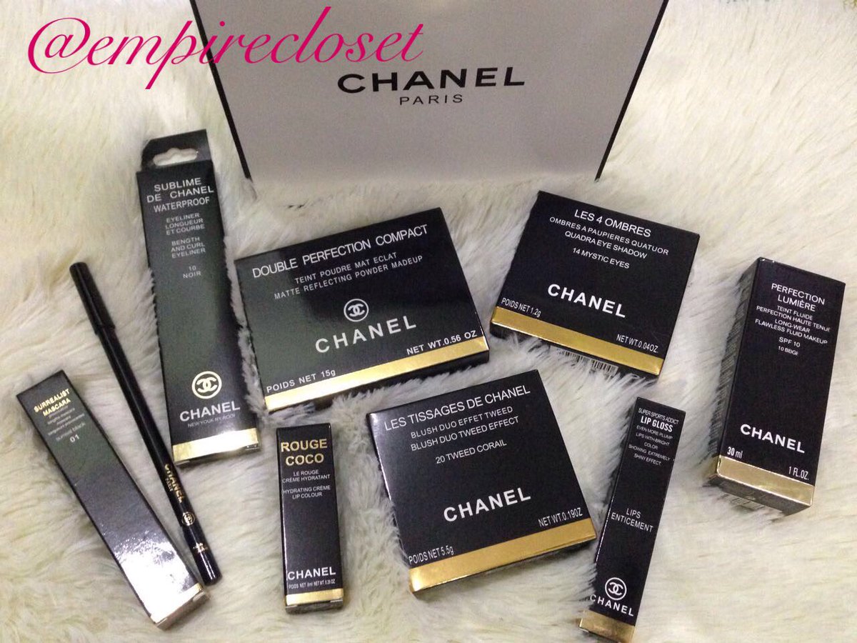 B A T I C On Twitter Complete Set Chanel Makeup 9in1 Inc Chanel Box Paperbag Blh Buat Hadiah Hantaran Tlg Rt Syafiqahaina
