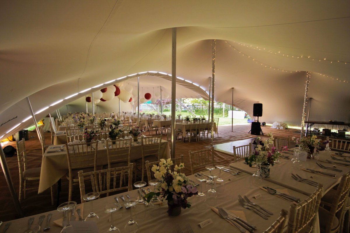 Setting up some stunning #wedding &amp; #party tents this summer get in touch for your perfect Stretchtent!