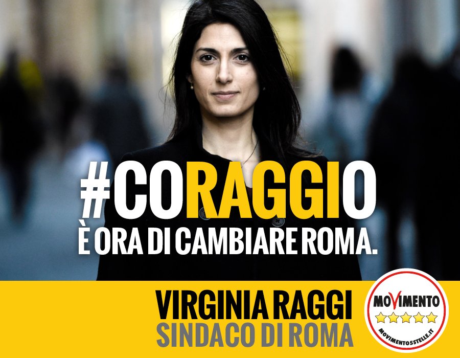 Risultati immagini per 5 stelle RAGGI