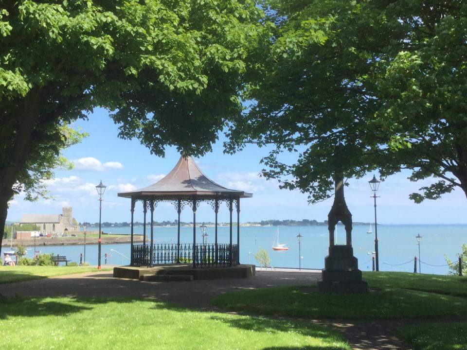 Best ever photo of Dungarvan Town Park? 13th century Abbey, Victorian bandstand, 1798 monument.