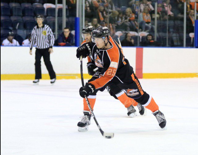 Former <a href="/CDH_Raiders/">CDH Raiders</a> D Mike McMahon made his pro debut in Melbourne, Australia last week, scoring in his 2nd game.