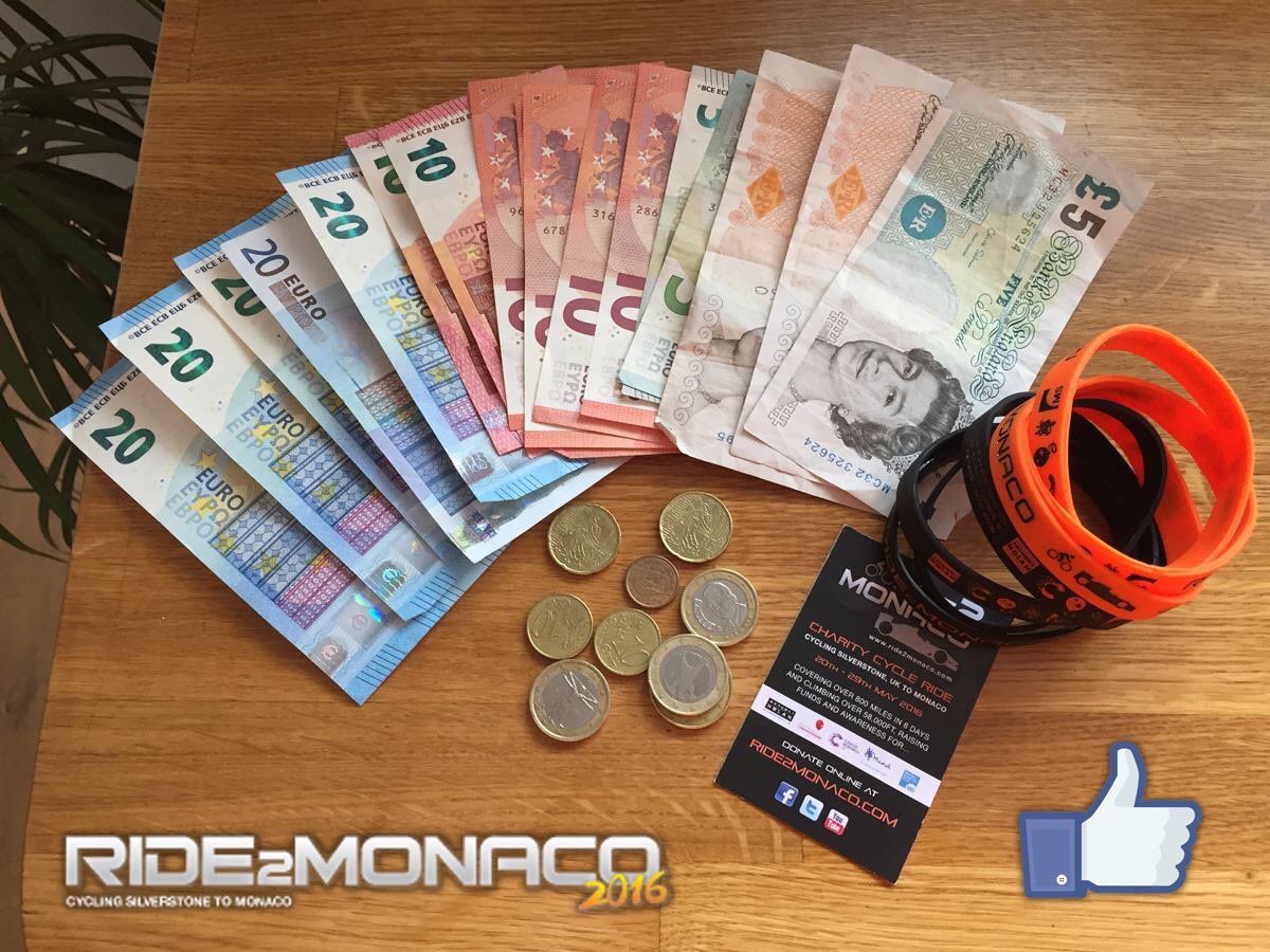 £220+ raised at the #MonacoGP! #F1 fans can certainly b generous, especially after a few 🍺🍾! =)  #cycling <a href="/BadgerGP/">Badger GP</a>