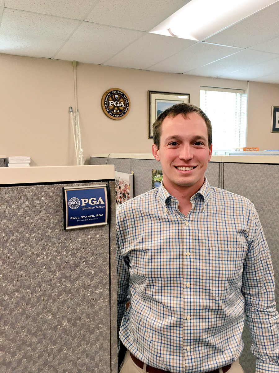 TennPGA's tweet photo. Introducing the TPGA's new Operations Manager, @paulstanek13! Join us in welcoming him to the section office! https://t.co/D1bl2g54Cz