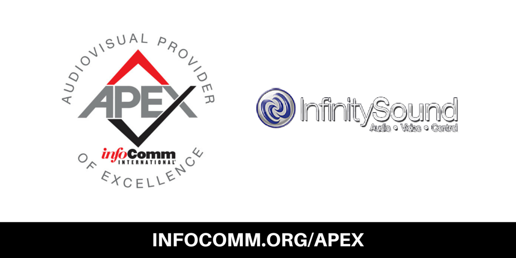 AVIXA's tweet image. Infinity Sound has now achieved AV Provider of Excellence distinction! InfoComm.org/APEx