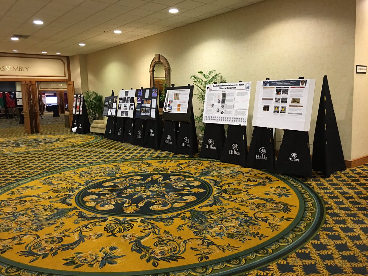 AFTE2016's tweet photo. #AFTE2016 posters are in hall off Jefferson Great turnout 513 total registered from around the world https://t.co/83iVnoDnUZ