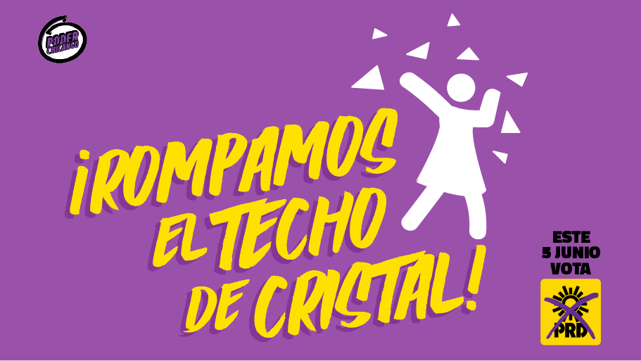PoderIgualdad's tweet image. ¡Vamos a romperlo con #PoderIgualdad ! este 5 de junio #VotaPRD
