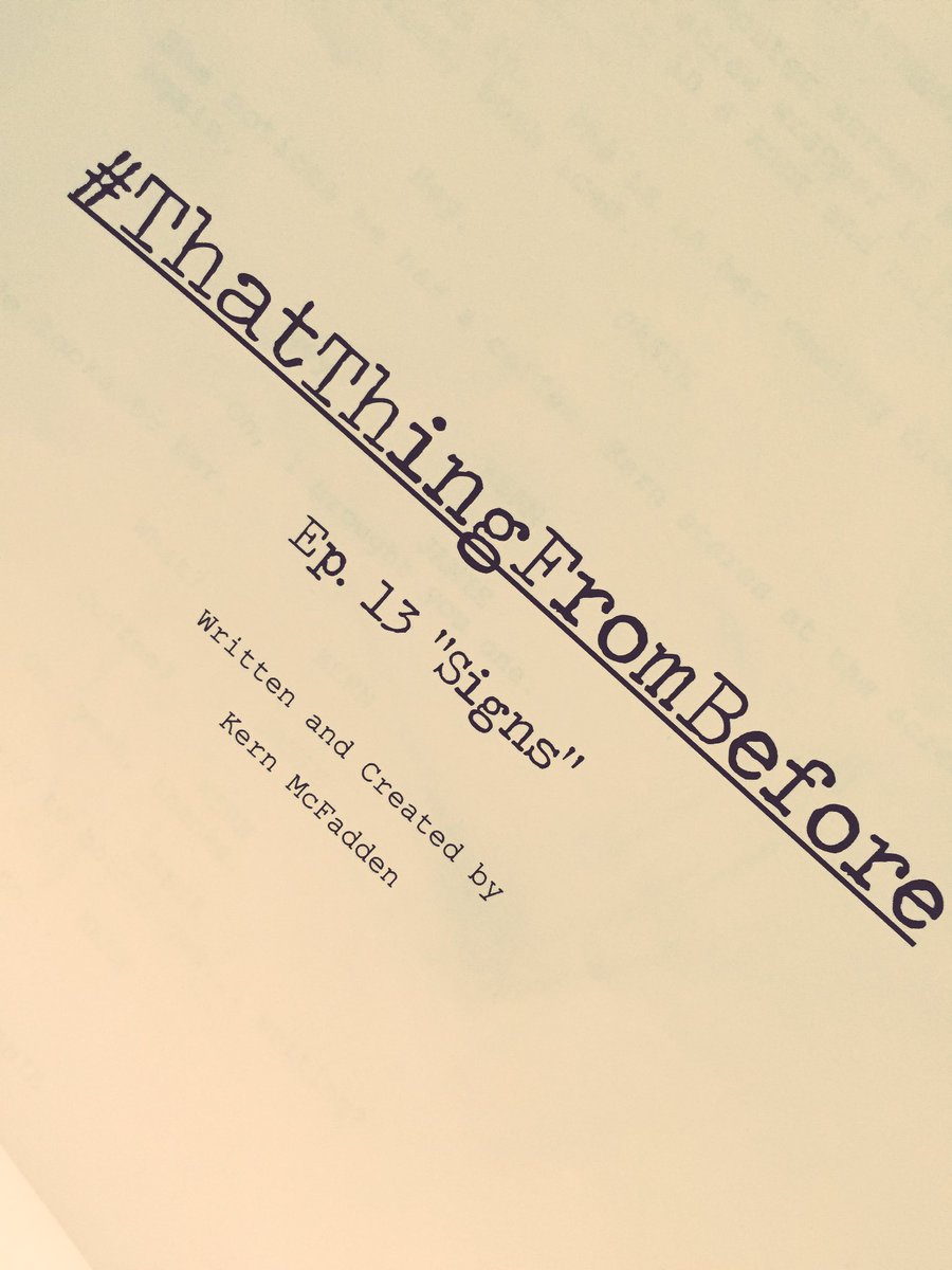 ThatThingFromB4's tweet photo. .... and after a radio silence... Tomorrow we begin filming Season 2!  Away we go! https://t.co/yxDohhqShY