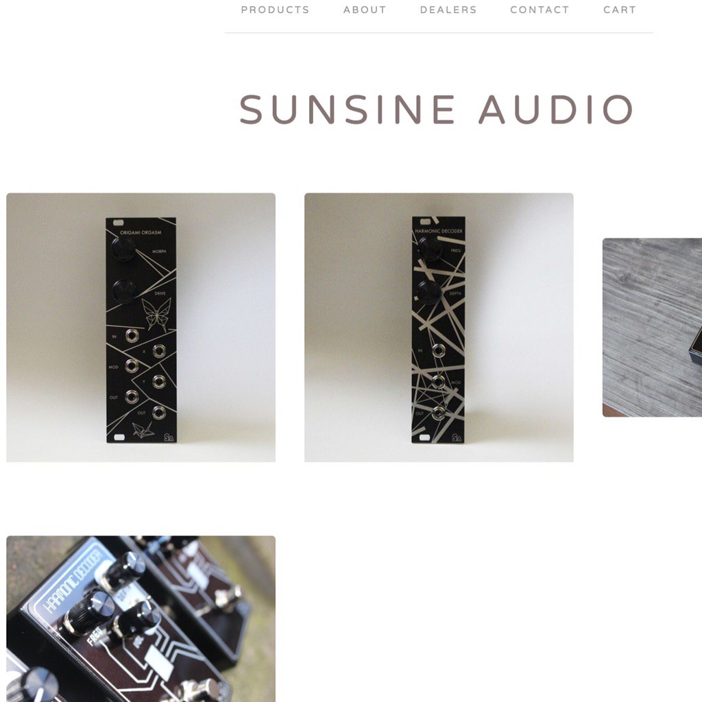 Modules are now live on site for sale! #origamiorgasm #harmonicdecoder #eurorack