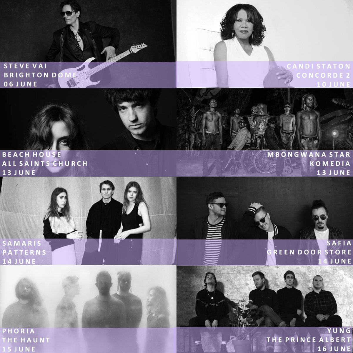 formpresents's tweet image. Upcoming Highlights! All Tickets here: goo.gl/p993ix
#Brighton #BrightonGigs #BrightonLive