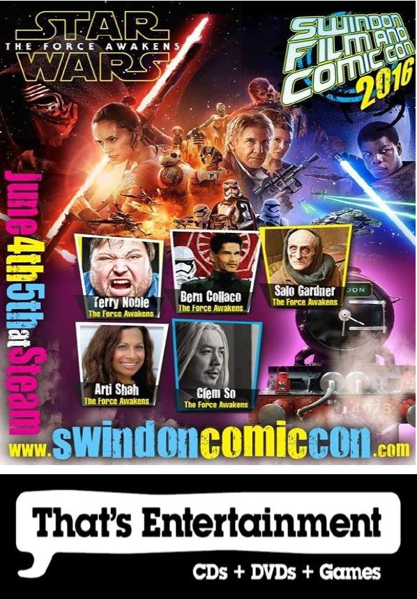 ThatsEntUK's tweet photo. Just 3 days to go until @swindoncomiccon! #Swindon https://t.co/2gbYdcbKjO