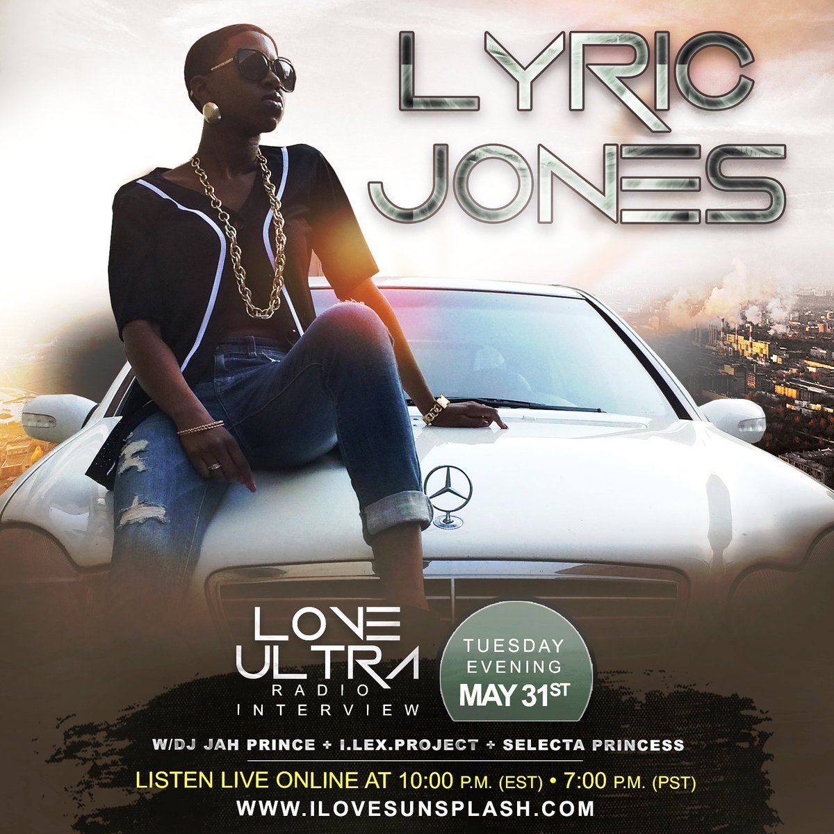 ILEXPROJECT's tweet image. TONIGHT @LoveUltraRadio guest @LyricJones #LyricJones #TheJonesExperience2016 #BarsOnly #ATLanta #HipHop #Culture