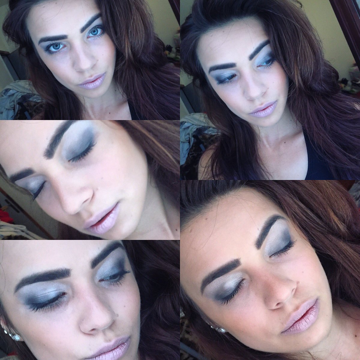 Maybetheone's tweet image. #something #different #makeup #of #today #makeupartist #love #u
