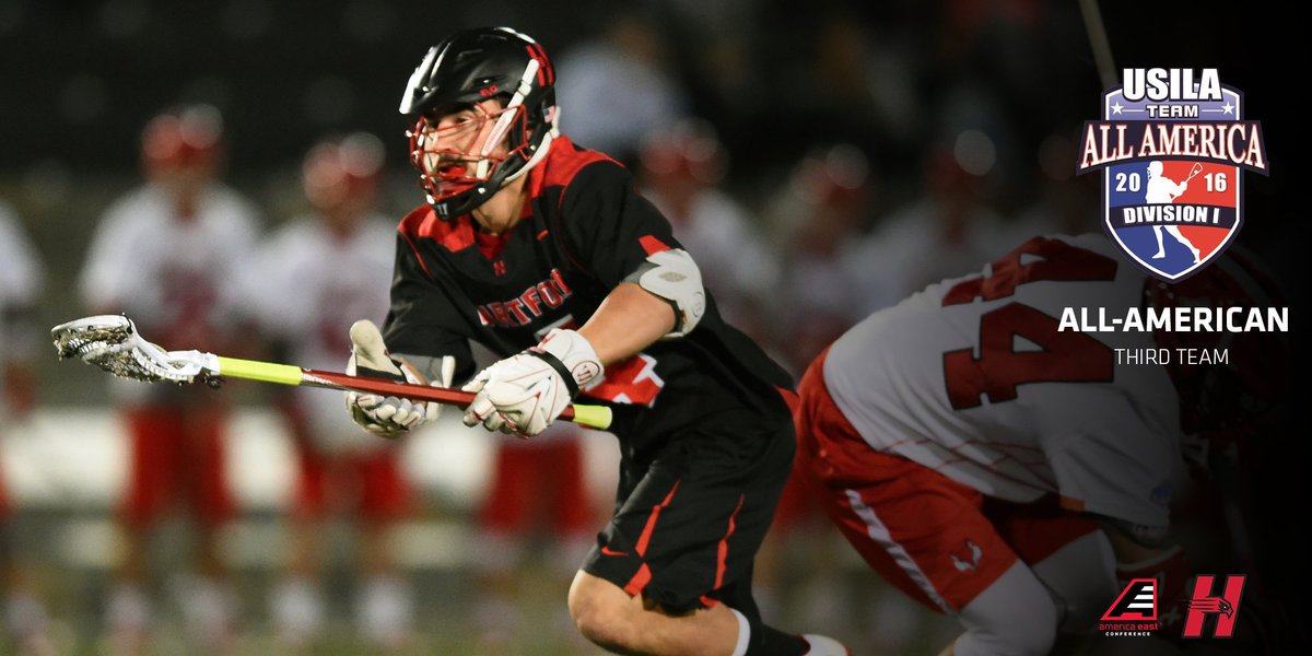 AmericaEast's tweet photo. Congrats to @HartfordMLAX's @_Dylon_Dylon who has been named a @USILA_Lax 3rd Team All-American! #AEMLAX https://t.co/GipjeHDwzJ