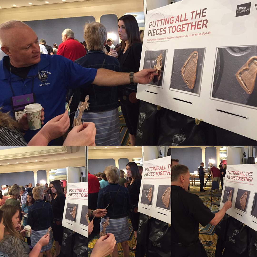 ForensicTechno's tweet photo. #AFTE2016 Match & Win #Contest It's harder than you think! Come by the booth with your puzzle piece & win an iPad! https://t.co/pOOlk4EaHc