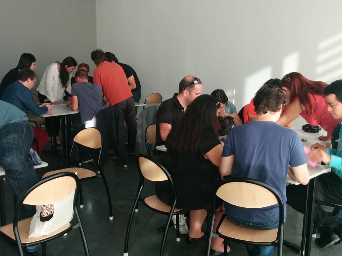 Soph06250's tweet image. C&apos;est parti pour un Birdie-birdie à #AgilePlayground #SophiaAntipolis #AgileGame @polytechnice