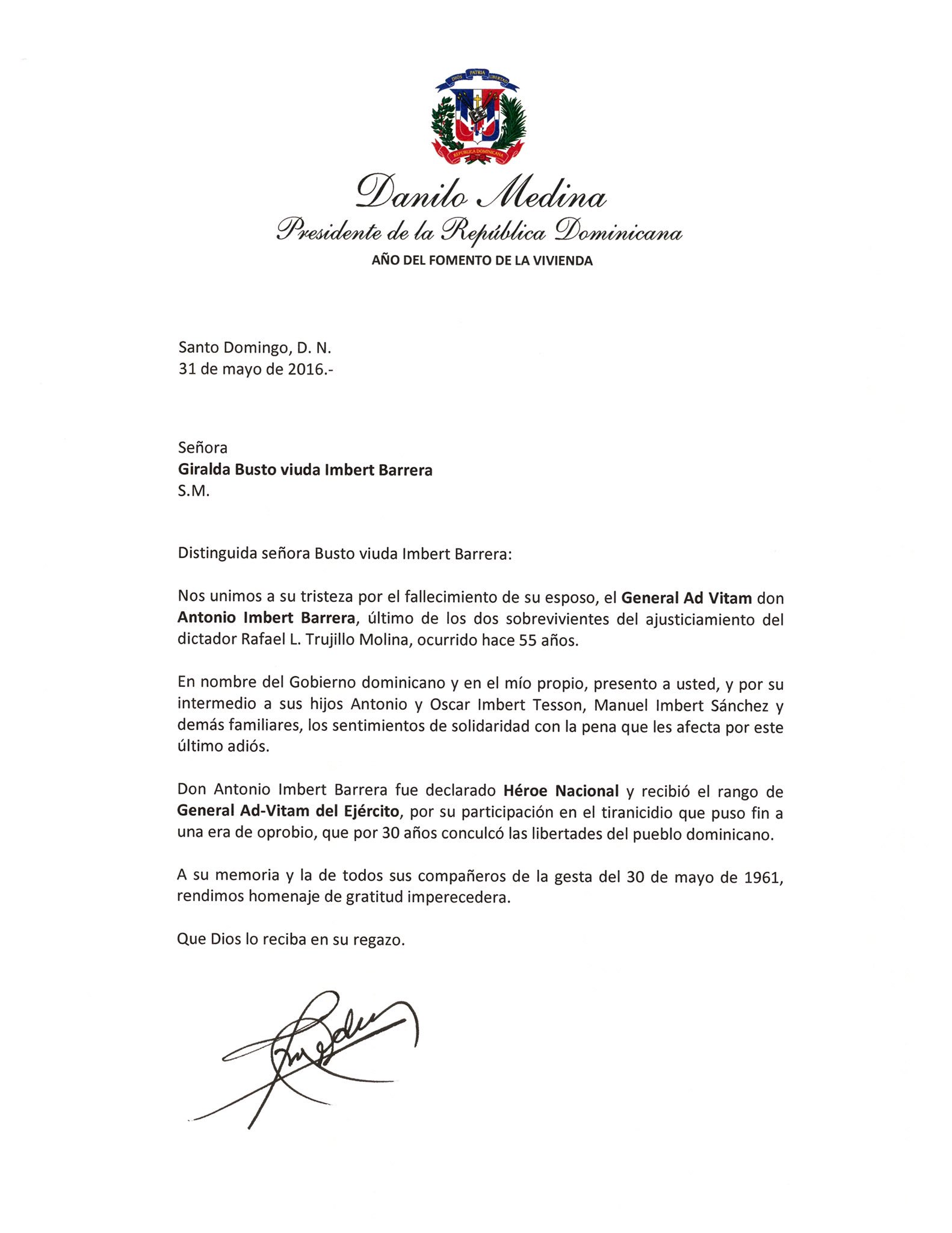 PresidenciaRD on Twitter "Presidente @DaniloMedina lamenta