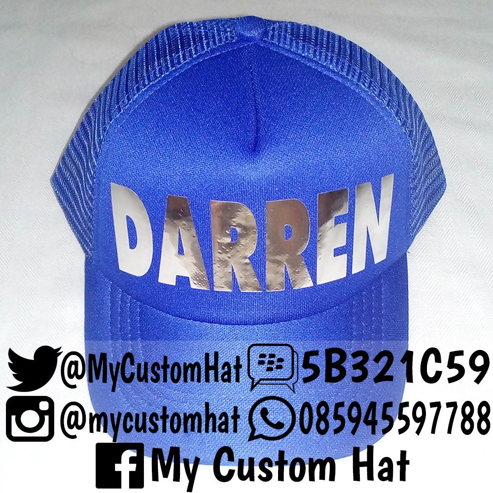 MyCustomHat's tweet image. mau bikin topi dengan kata-kata sesukamu? siapkan kata-katamu, kemudian paste-kan di topimu :D

PIN: 5B321C59