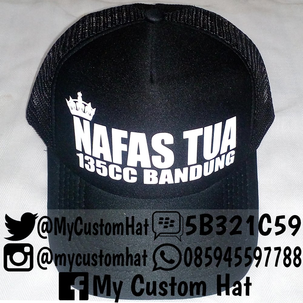 MyCustomHat's tweet image. mau bikin topi dengan kata-kata sesukamu? siapkan kata-katamu, kemudian paste-kan di topimu :D

PIN: 5B321C59