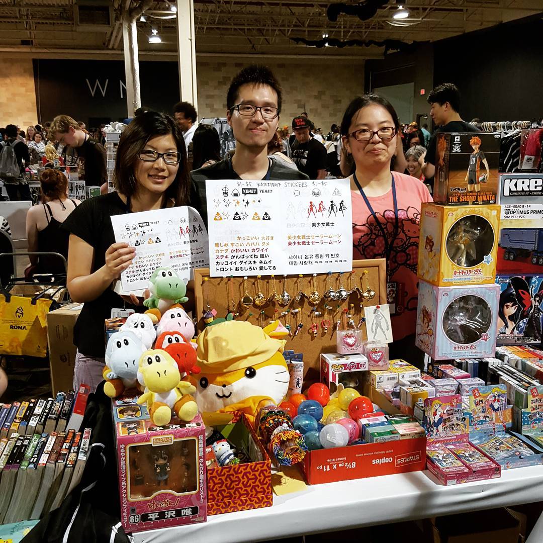 ochrevermilion's tweet photo. First mini showcase at #AnimeNorth #Nominoichi π Fun+interesting experience! #stickersforever #AN_2016 https://t.co/R9azuvrWO1