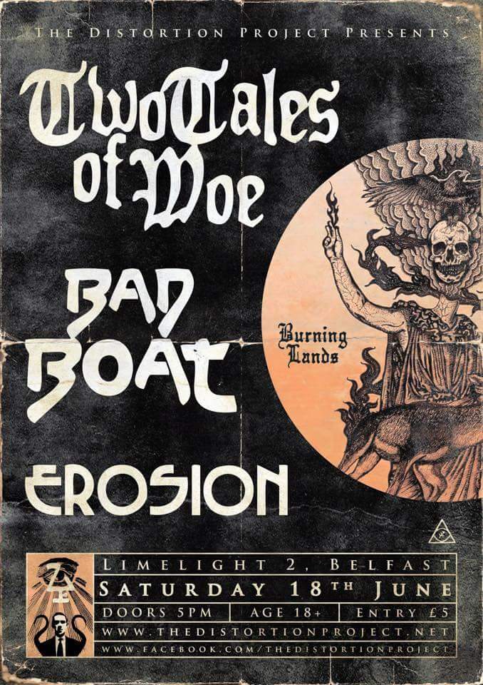 The 1st of many gigs on the #roadtoBloodstock, great music guaranteed! #Badboat #Erosion  #Bloodstockfamily