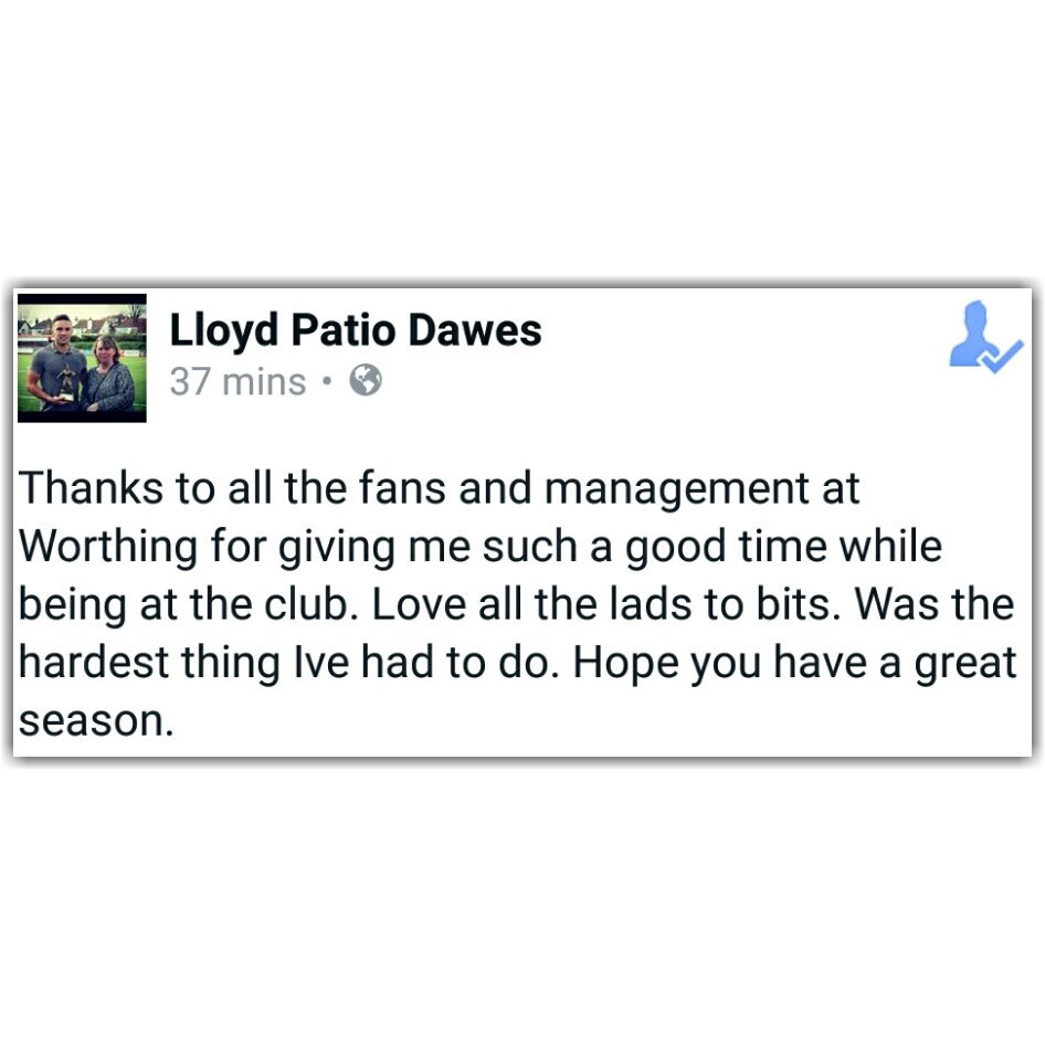 wfc_awayboys's tweet image. Good luck to @DawesLloyd for next season top lad and will be missed 
#OnceARebel 💔 ⚽