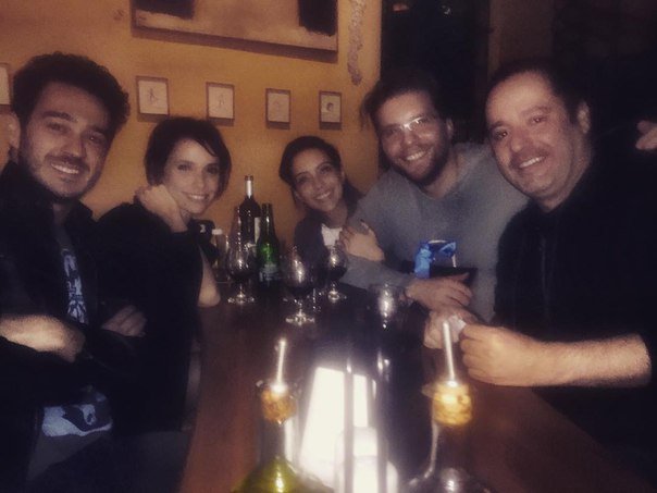 DfalabellaLFc's tweet image. Débora Falabella con amigos