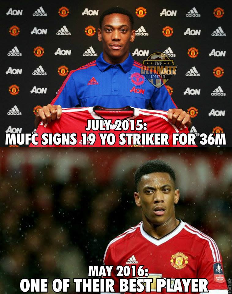 TheFootballFeel's tweet photo. Anthony Martial! https://t.co/MR9IpMBtmf